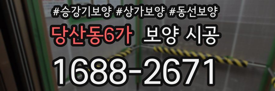 당산동6가 보양 시공