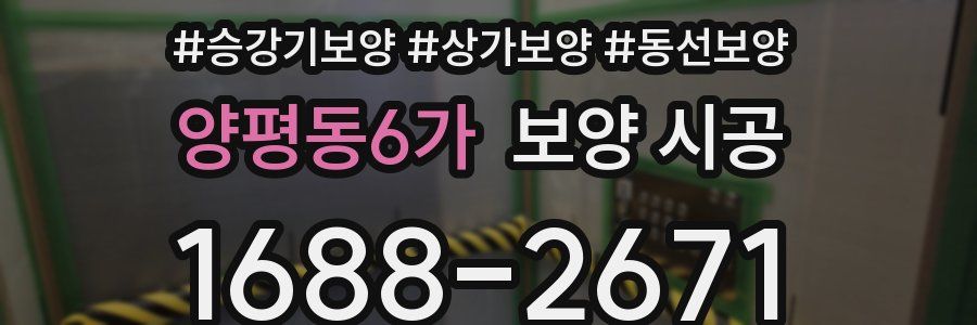 양평동6가 보양 시공