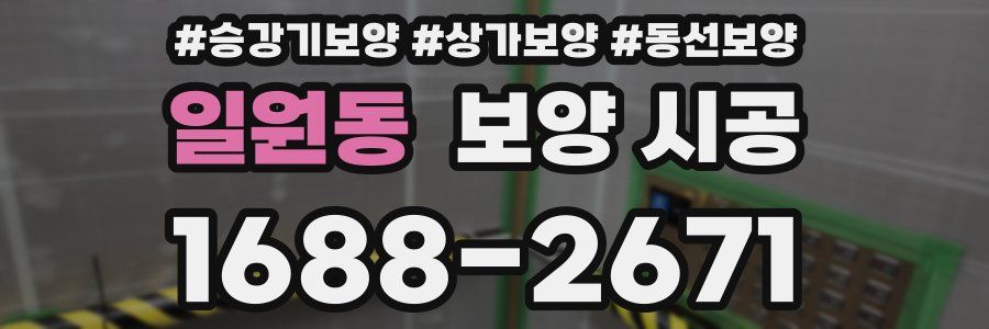 일원동 보양 시공