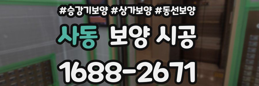 사동 보양 시공
