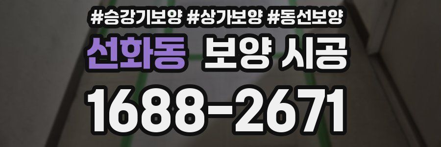 선화동 보양 시공