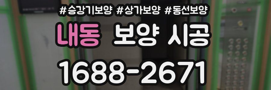 내동 보양 시공
