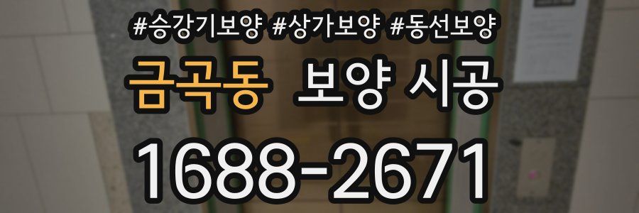금곡동 보양 시공