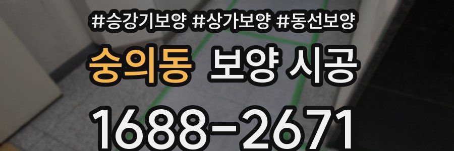 숭의동 보양 시공