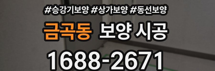 금곡동 보양 시공