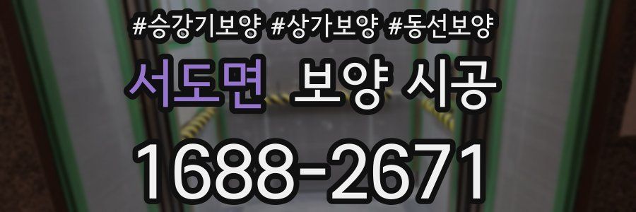 서도면 보양 시공