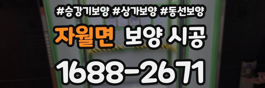 자월면 보양 시공