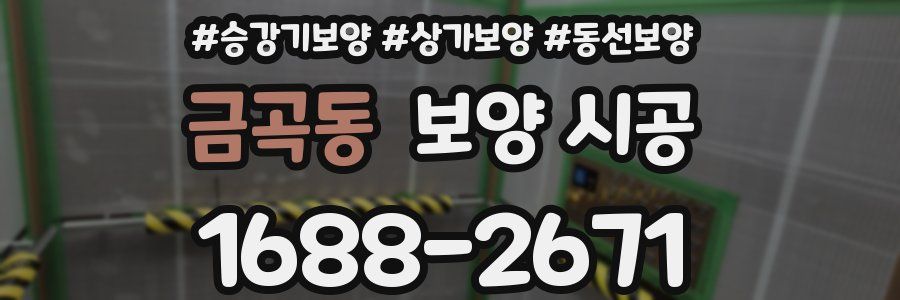 금곡동 보양 시공