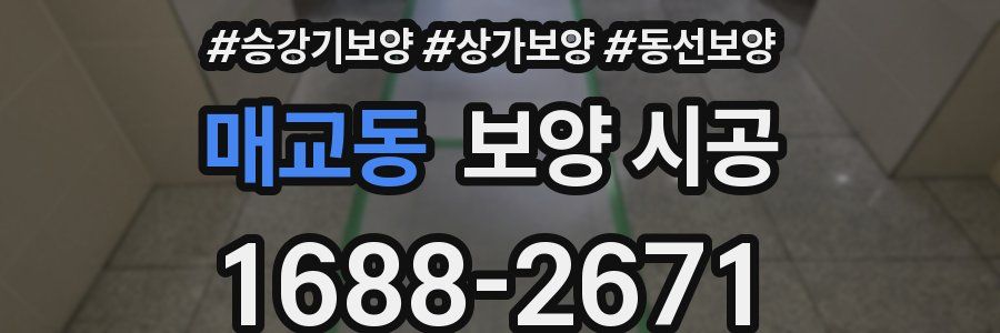 매교동 보양 시공
