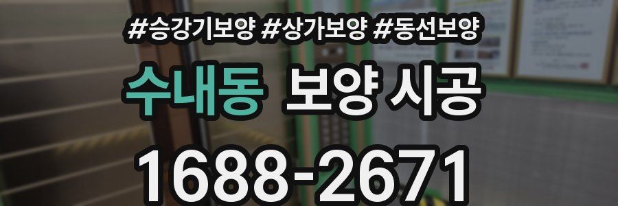 수내동 보양 시공