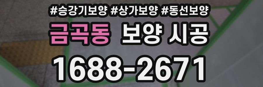 금곡동 보양 시공