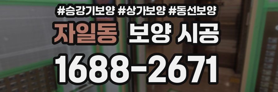 자일동 보양 시공