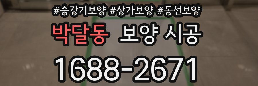 박달동 보양 시공