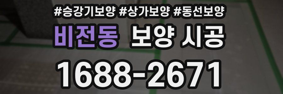 비전동 보양 시공