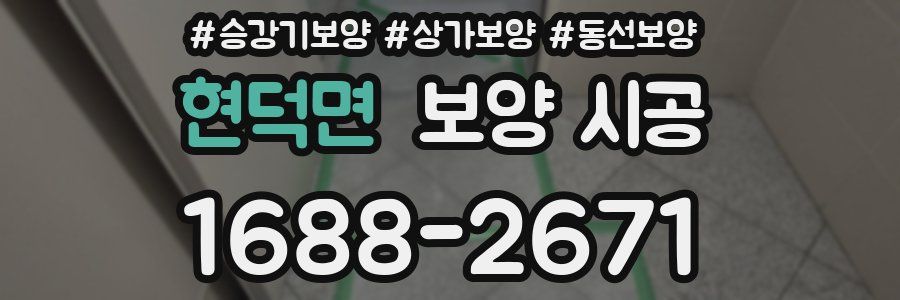 현덕면 보양 시공