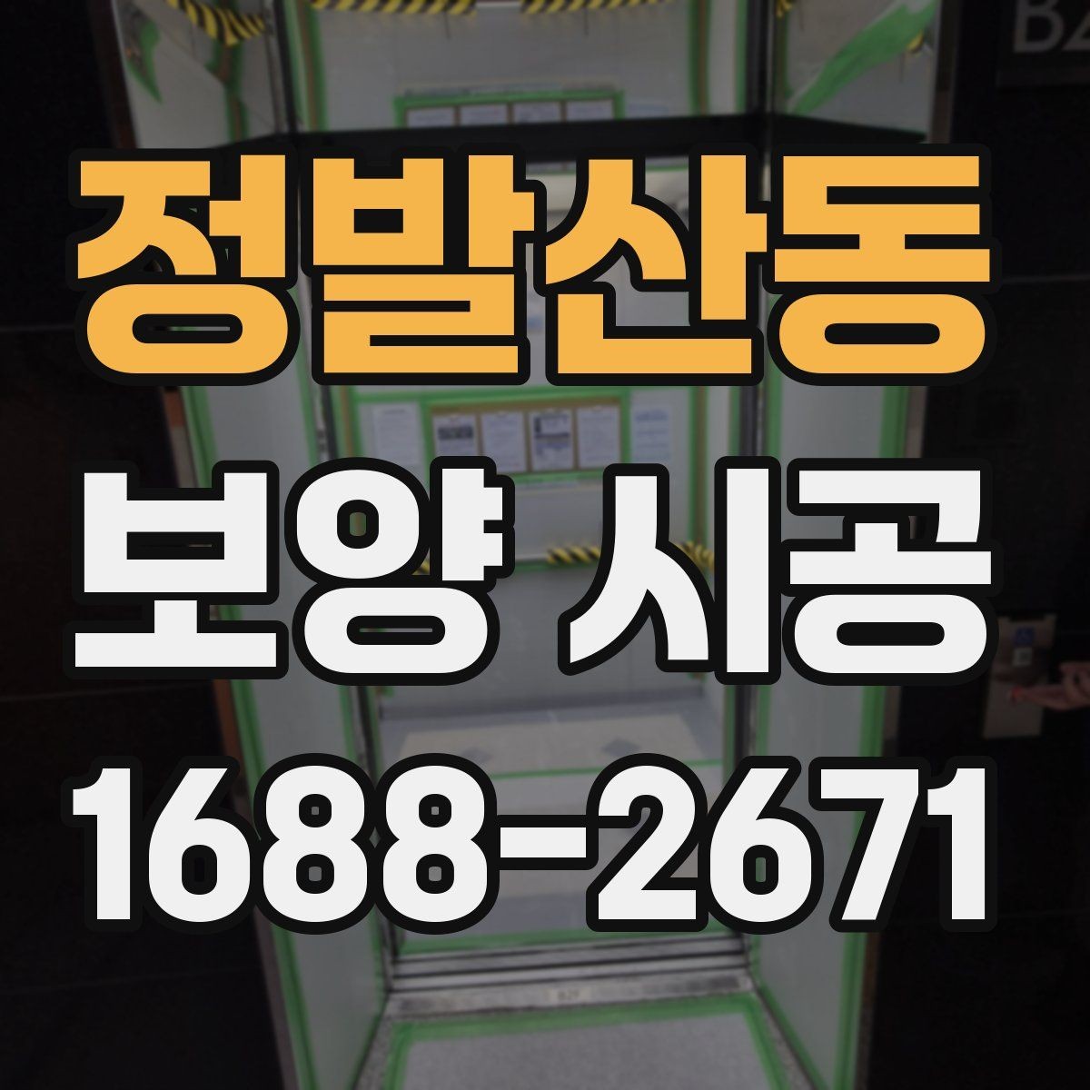 정발산동 보양 시공 과정에서 보호 범위를 넓히는 기준