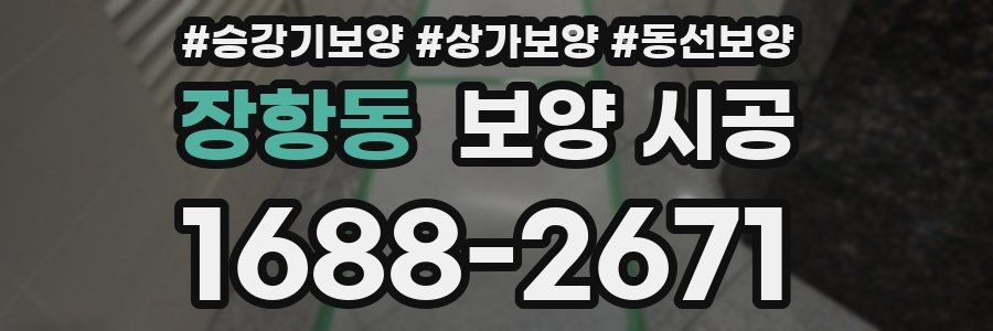 장항동 보양 시공