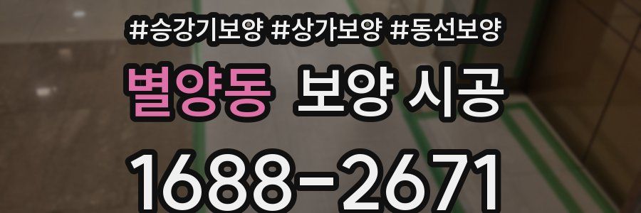 별양동 보양 시공