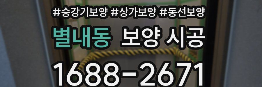 별내동 보양 시공