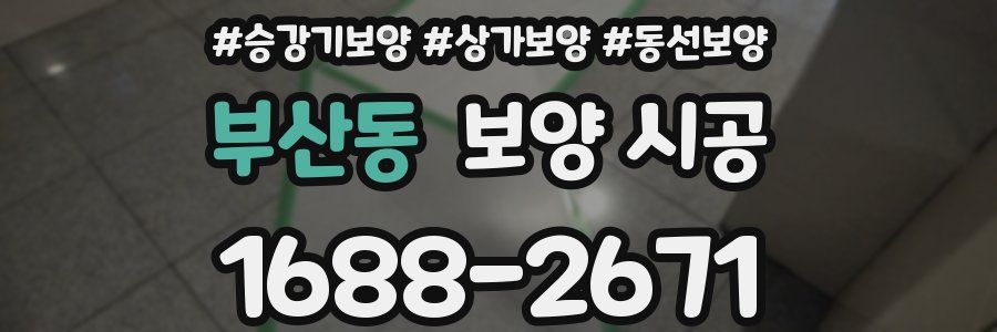 부산동 보양 시공
