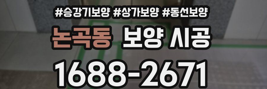 논곡동 보양 시공