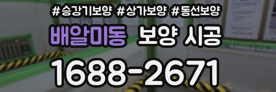 배알미동 보양 시공