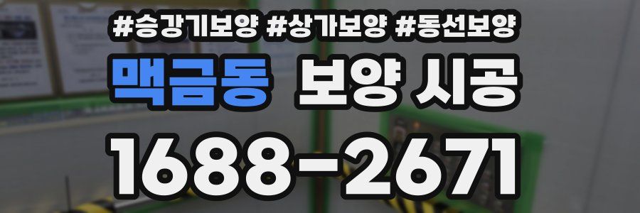 맥금동 보양 시공