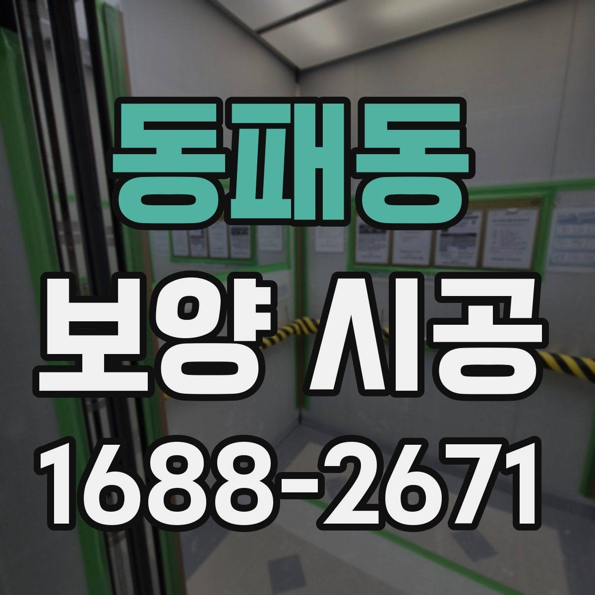 동패동 보양 시공 관련 문의가 많은 항목 정리