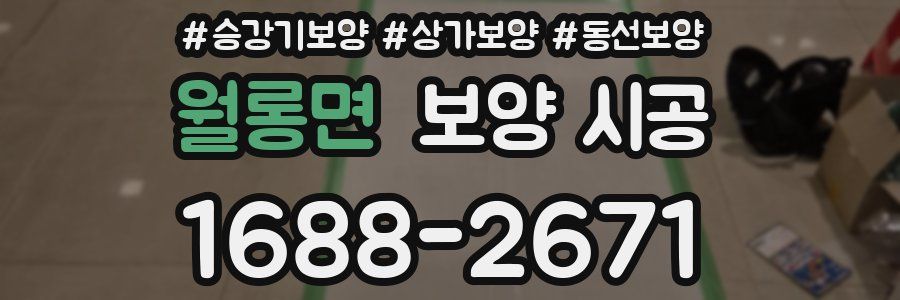 월롱면 보양 시공