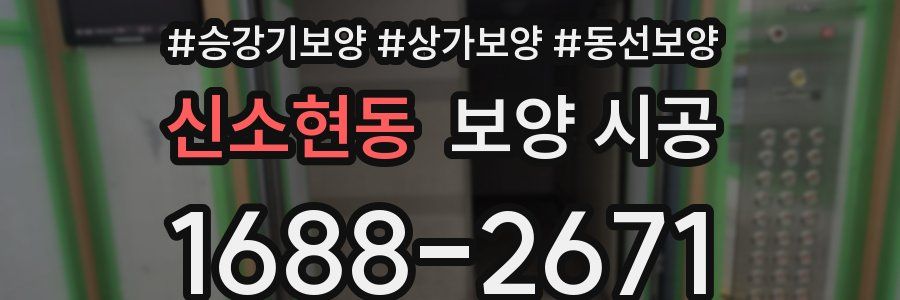 신소현동 보양 시공