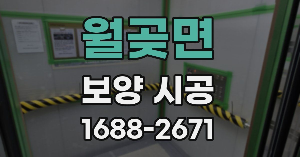 월곶면 보양 시공