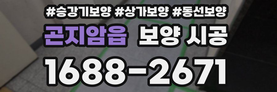 곤지암읍 보양 시공