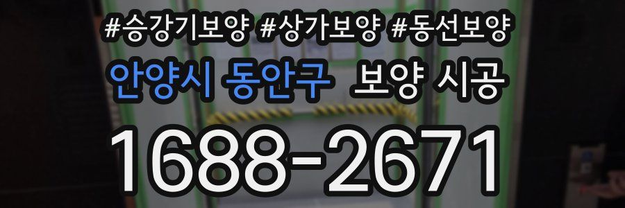 안양시 동안구 보양 시공