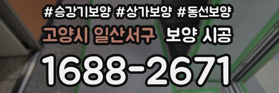 고양시 일산서구 보양 시공