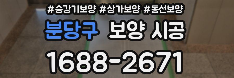 분당구 보양 시공