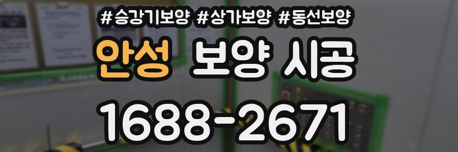 안성 보양 시공
