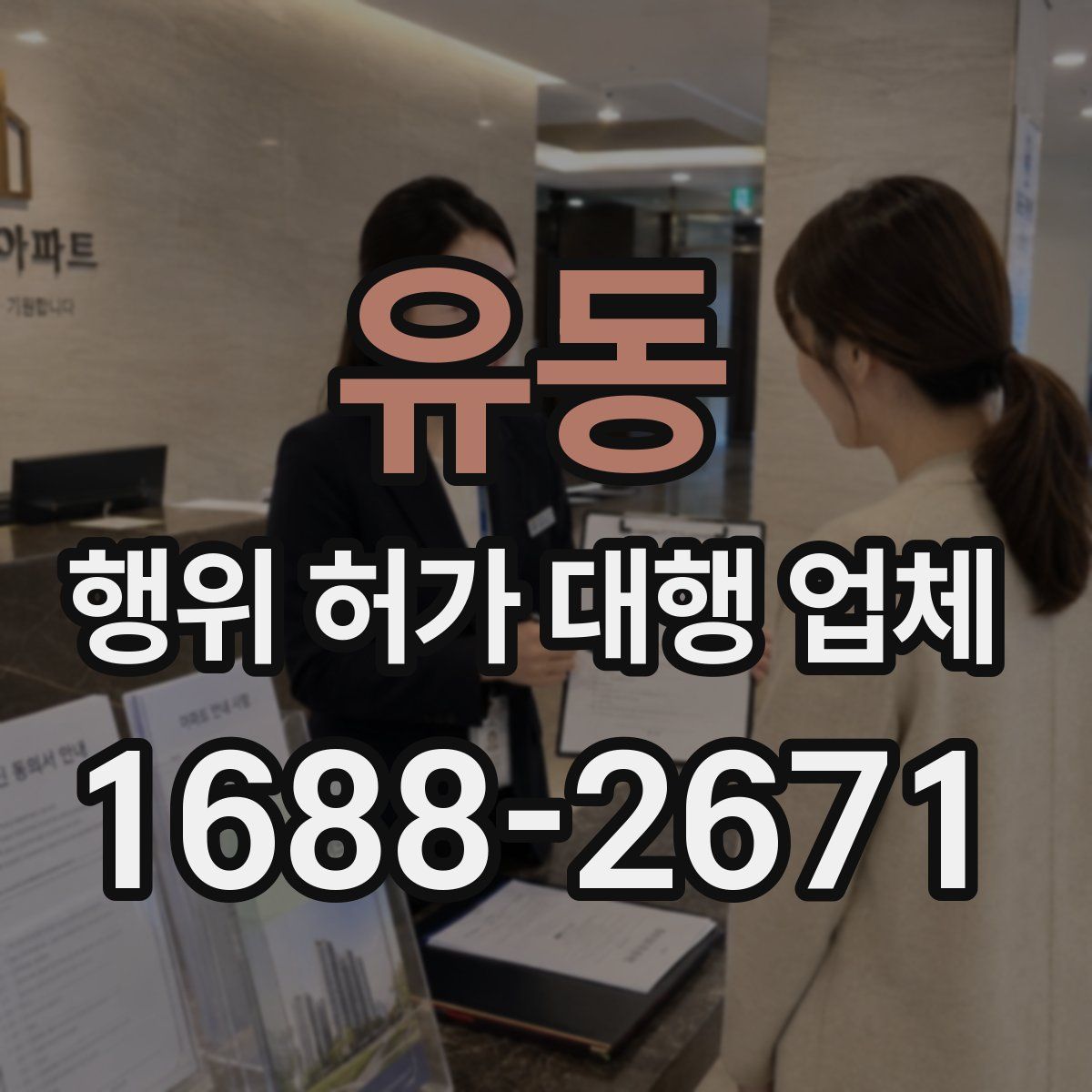 유동 행위 허가 대행 업체
