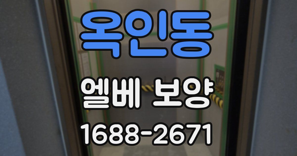 옥인동 엘베 보양