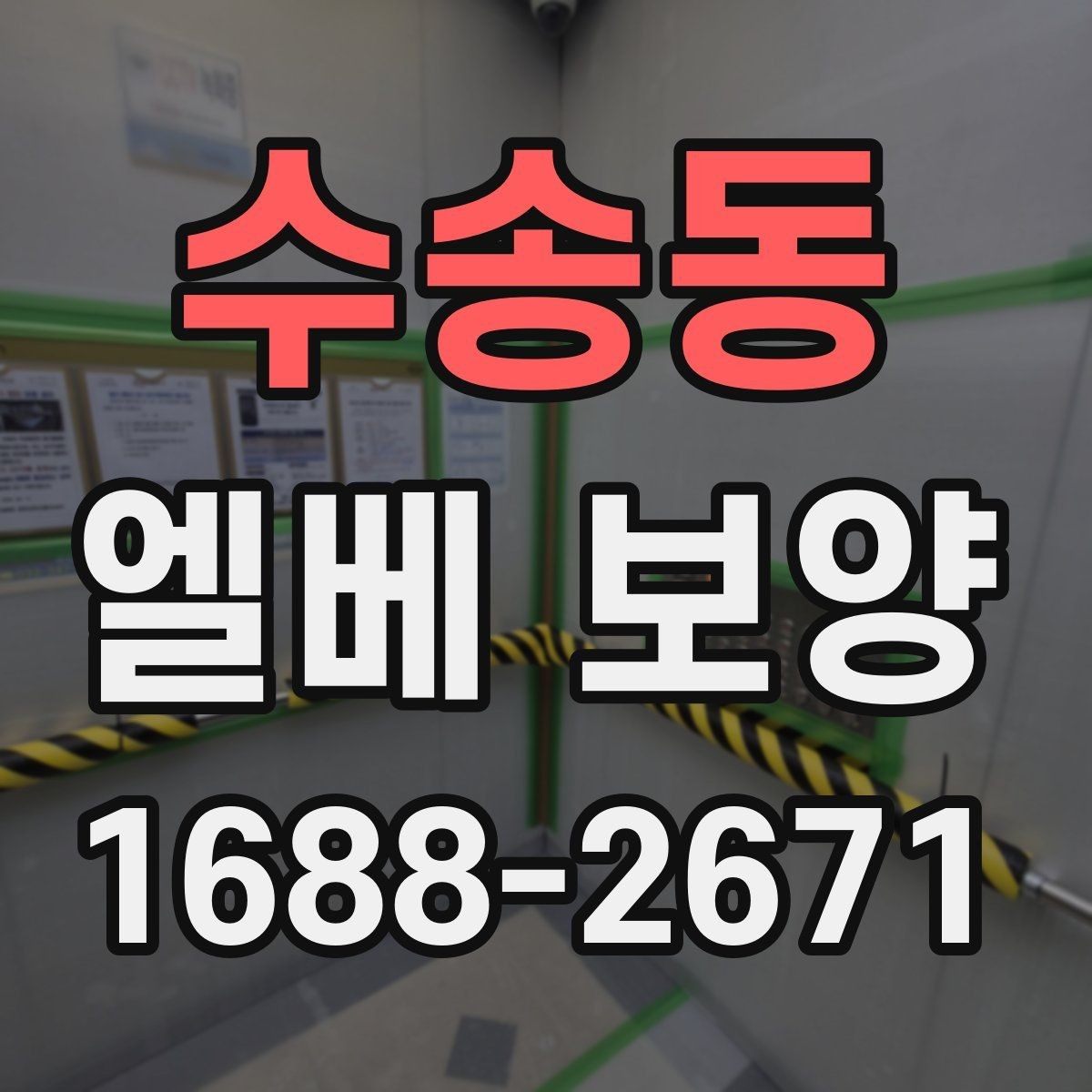 수송동 엘베 보양 작업자 이동이 많은 현장에서 필요한 대응