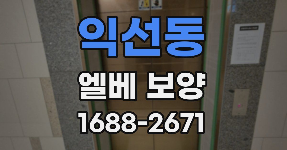 익선동 엘베 보양