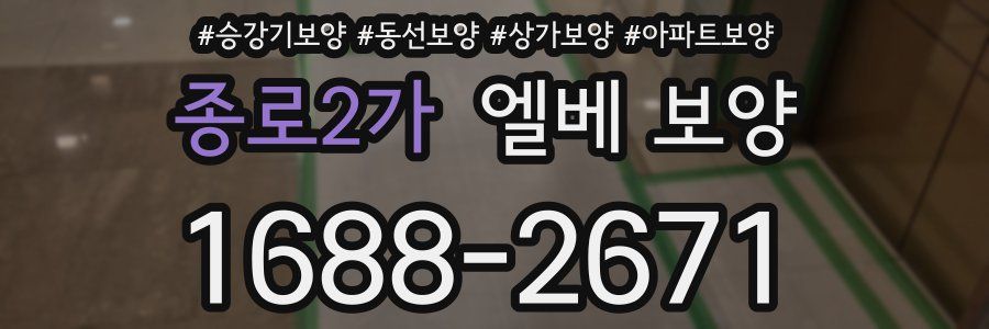 종로2가 엘베 보양