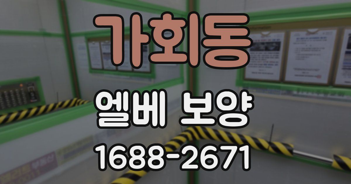 가회동 엘베 보양