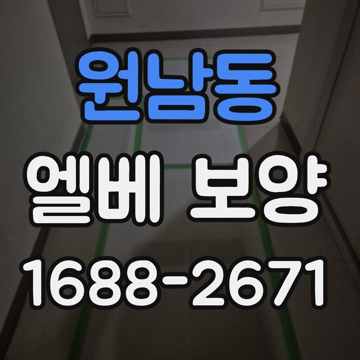 원남동 엘베 보양 장비 반입이 잦을 때 충격 대응