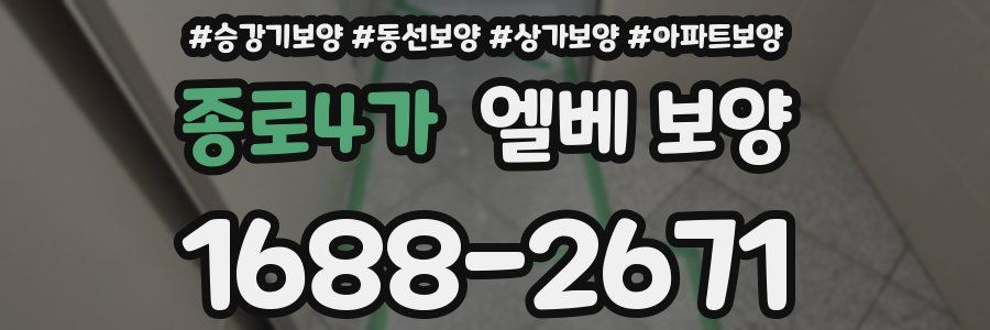 종로4가 엘베 보양