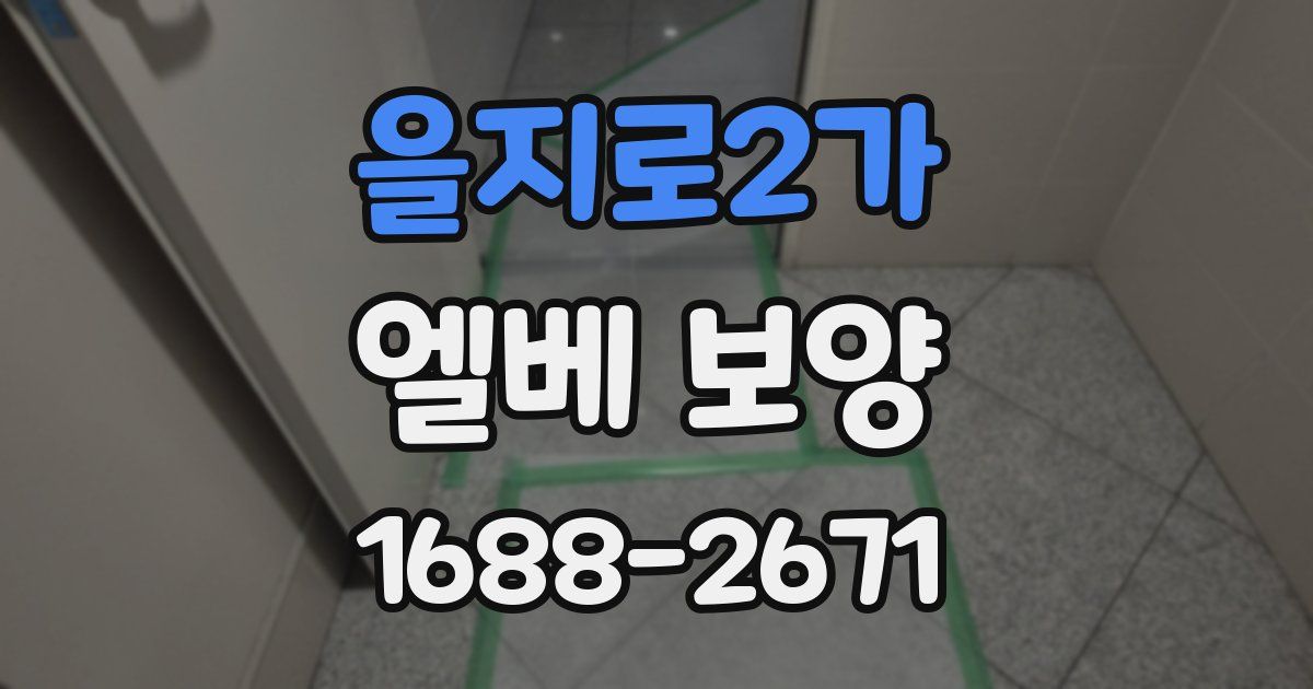 을지로2가 엘베 보양