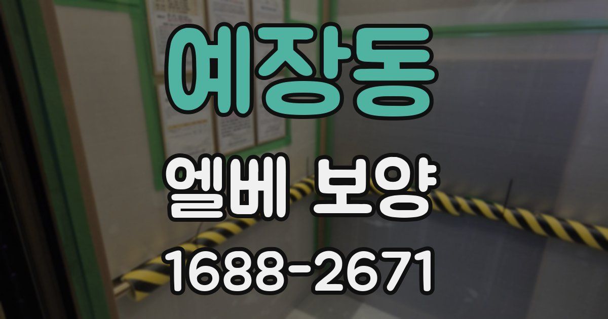 예장동 엘베 보양
