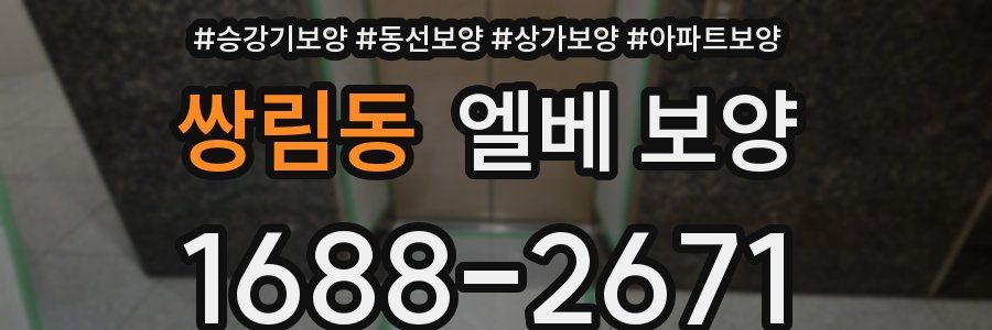 쌍림동 엘베 보양