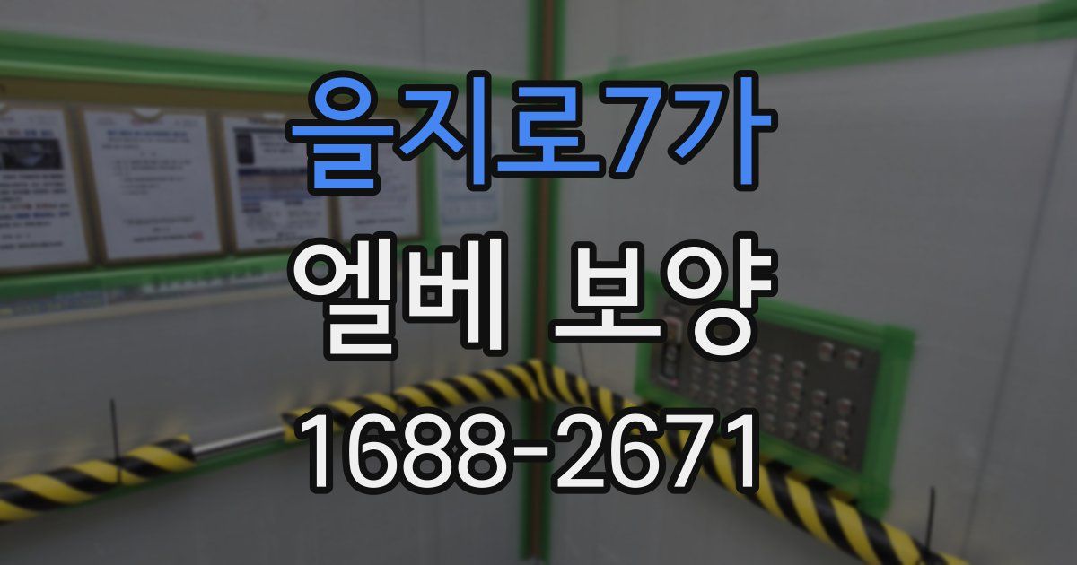 을지로7가 엘베 보양