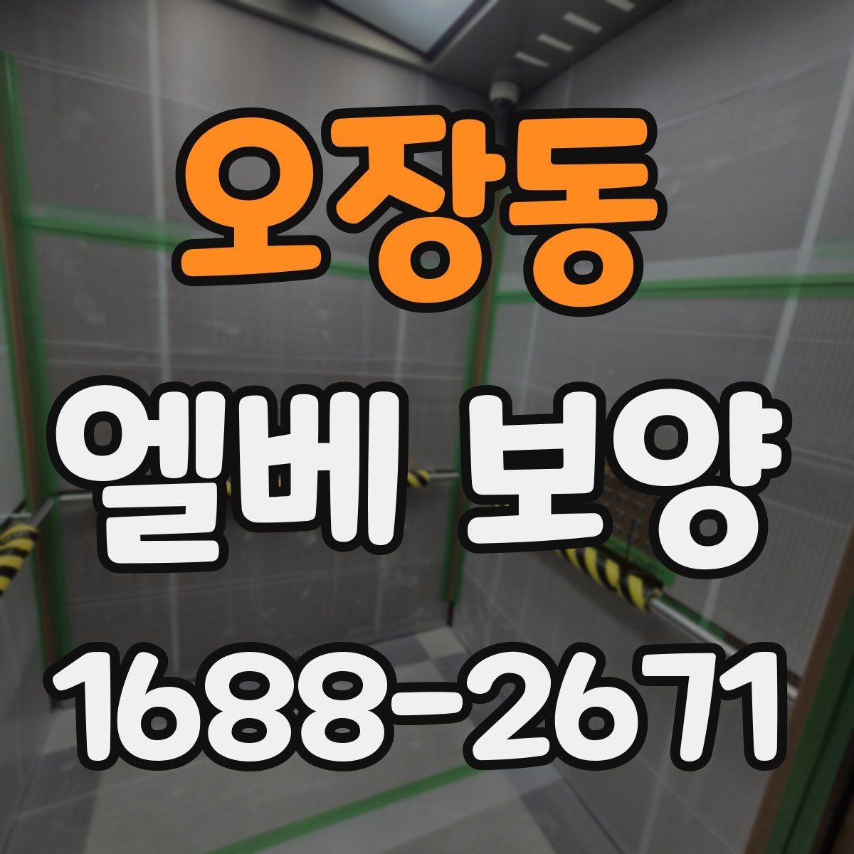 오장동 엘베 보양 공사 초기에 먼저 막아야 할 손상 구간