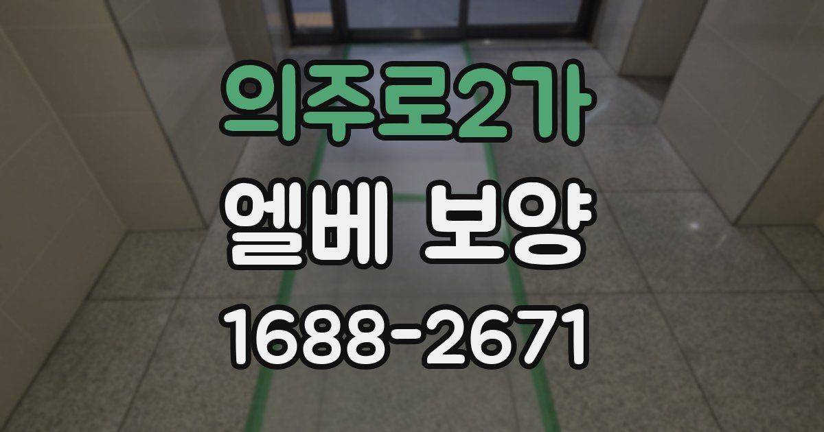 의주로2가 엘베 보양